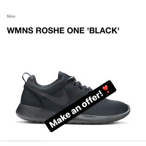 WMNS ROSHE ONE 'BLACK'